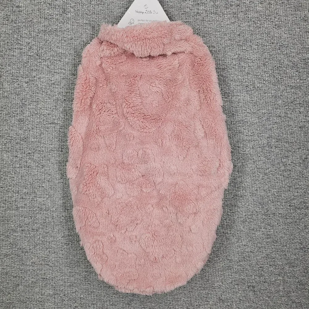 HAPPY LITTLE ONE ULTRA SOFT BABY SWADDLE – PINK – MOON & STARS – CUTE  & PLUSH